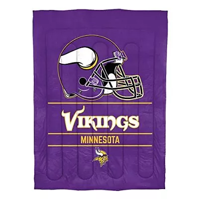 Northwest NFL Minnesota Vikings Draft Comforter & Sham Set Full/Queen • $84.99