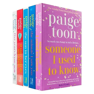 £20.92 • Buy Paige Toon 5 Books Collection Set Someone I Used To Know, The Minute I Saw You