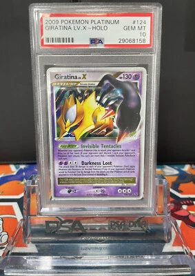 $102.50 • Buy Giratina LV.X 124/127 PSA 10 POP 9 LOW POP Pokemon Platinum Base Set