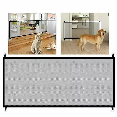 Pet Dog Fence Gate Safe Guard Dog Gate Safety Enclosure Mesh Fences Pet Supplies • $20