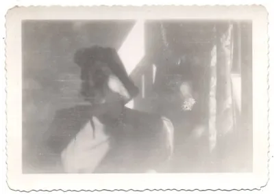 Woman Shadow Light Blurry Blur Unusual Weird Scene Vintage Snapshot Photo • $7.50