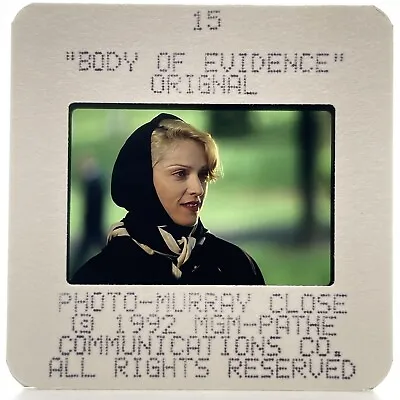 35mm Slide Of Madonna In Body Of Evidence Movie Vintage Publicity Promotion #10 • $24