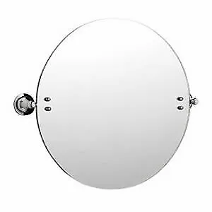 Chrome Wall Mounted Round Bathroom Shaving Mirror 457mm • £54.99