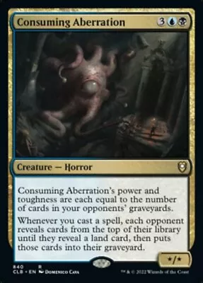 X1 Consuming Aberration - Deck Exclusive R MTG Commander Legends: Battle For Bal • $0.99