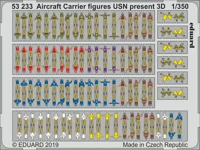 Eduard 1/350 USN Aircraft Carrier Figures Present Photo-etched Detail Set • $26.50