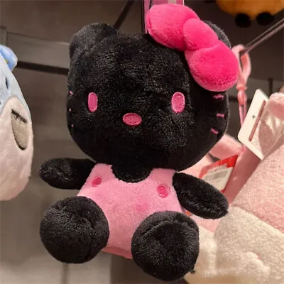 NEW Christmas  Hello Kitty Plush Doll Black Pendant Schoolbag Pendant Girl Gifts • $14.95