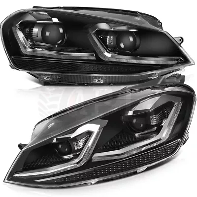 Headlights For 2014-2015 VW Golf MK7 Headlamp Assembly Left+Right Reflector Pair • $437.99