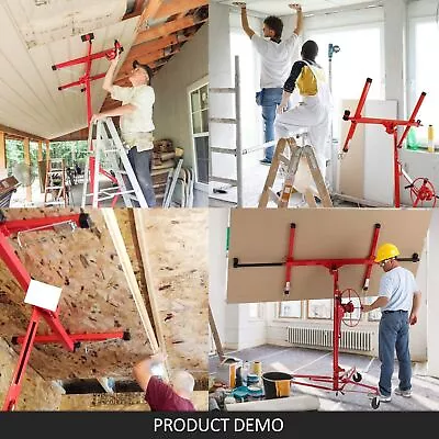 16FT Drywall Gyprock Panel Lifter Plaster Board Sheet Hoist Lift Plasterboard • $425.45