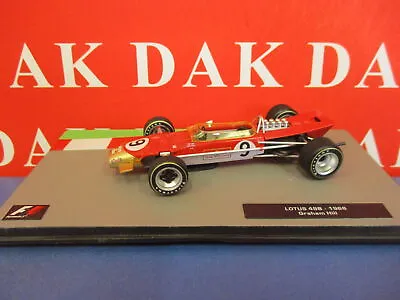 1968 G. Hill Monaco Grand Prix F1 Lotus 49B Monaco Grand Prix Action Figure • £22.33