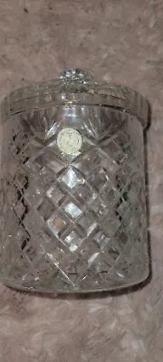 Vintage Candy Barrel Jar 24% Lead Crystal Made In Poland Large V015 • $175