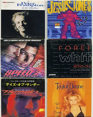 LOT Of JAPAN 3 INCH CD SINGLE PETER FRAMPTON YOU FOREIGNER WHITE LIE JESUS JONES • $38