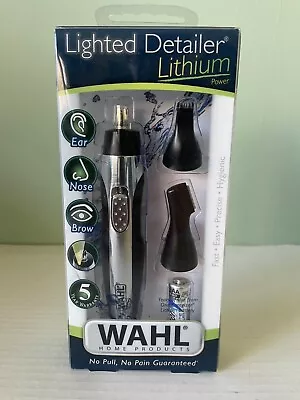 Wahl Lighted Detailer Lithium Ear Nose Brow Trimmer. New In Box • $32.04