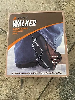 New YAKTRAX WALKER Snow Ice Walking Chains MEDIUM Hiking Boot Anti-Slip Grips • £14.99