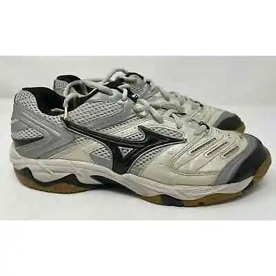 Mizuno Wave Rally Women's Size 9.5 Volleyball Sneakers Shoes White Tie 9KV-08909 • $25