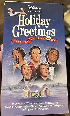 Holiday Greetings From The Ed Sullivan Show (VHS) • $6.75