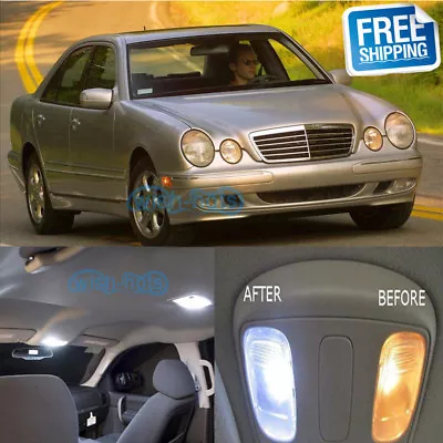 13Pcs LED Interior Lights Package Kit For Mercedes Benz W210 E320 E55 AMG 95-03 • $12.82