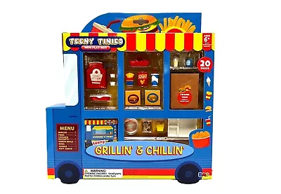 Teeny Tinies Teeny Grillin' & Chillin' 20 Piece Mini Play Set Burger Chicken.. • $14.95