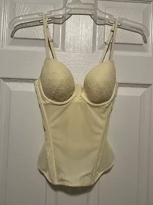 La Perla Studio Marguerite 36B Bustier Ivory Push Up Cups • $149.99