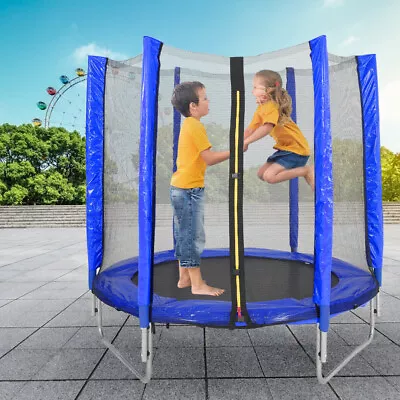 5FT Outdoor Trampoline Mat Jump Bed Junior Safety Net Spring Pad Cover For Child • £69.95