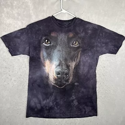 A1 The Mountain Dachshund Puppy Dog T Shirt Adult  XL Black Tie Dye Mens • $8.50