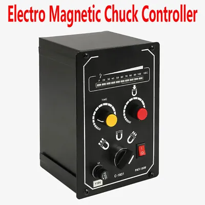 Electro Magnetic Chuck Controller For Milling Grind 110V/220V5A/10A Y • $190.98
