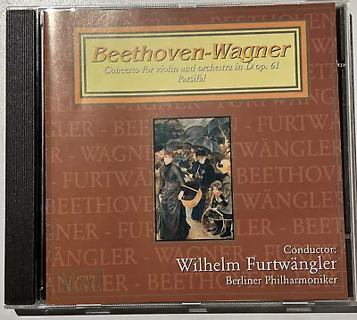Beethoven Wagner Concerto For Violin And Orchestra In D Op. 61 Furtwängler Cedar • $17.76