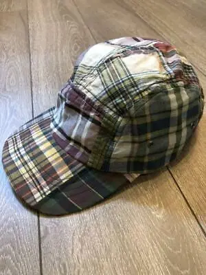 Polo By Ralph Lauren Plaid Patchwork Cap Hat PONY Vintage Men's Rare From Japan • $593.58