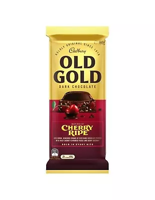 Cadbury Old Gold Cherry Ripe Chocolate 180gm X 15 • $91.95