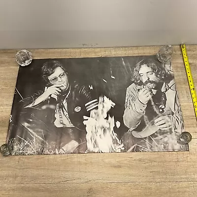 VINTAGE 1970 EASY RIDER Synergisms #115 Black White Smoking Poster 34x22  P3 • $100