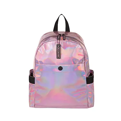 Blackpink Kpop Shiny Backpack  With Two-tone Zippers And Blackpink Pullers Pink • $36.41
