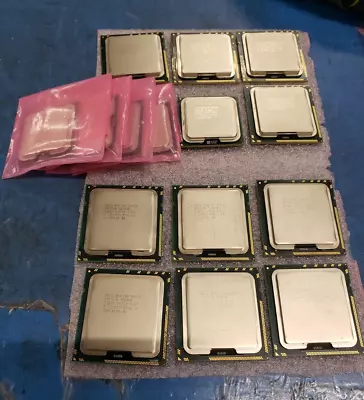 Lot 15x Intel Xeon X-Series CPU SLBBB X5472 SLBBA X5460 SLBYL X5675 SLBV7 X5670 • $195