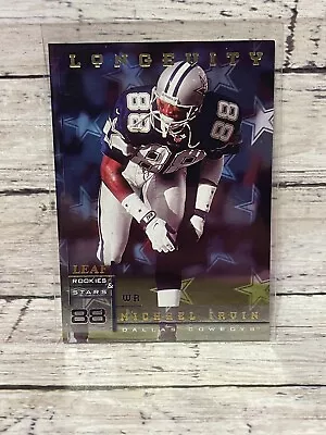 1998 Leaf Rookies And Stars Longevity #93 Michael Irvin  /50 • $30