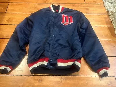 1990's Minnesota Twins Don Leppert Cold Weather Game Used Worn Jacket Starter • $189.99