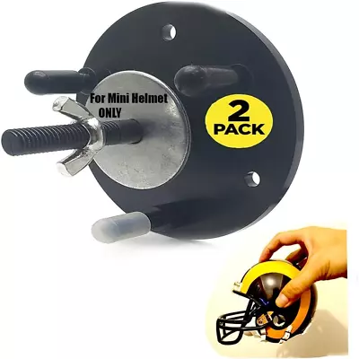 Mini Football Helmet Wall Mount Display Floating Hover For Mini Size Hidden (2-P • $13.99