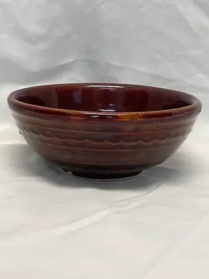 Marcrest Daisy Dot Brown Cereal Soup Bowl - 5.5  Diameter - USA Rustic Farmhouse • $9.95