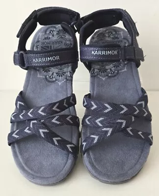 KARRIMOR WOMENS Salina Walking Sandals Shoes BLUE LADIES Size UK 6 EU 39 NEW • £24.90