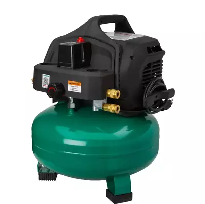 Grizzly Industrial Pancake Air Compressor 6-Gal 150-PSI 1.5-Hp Corded Electric • $308.72