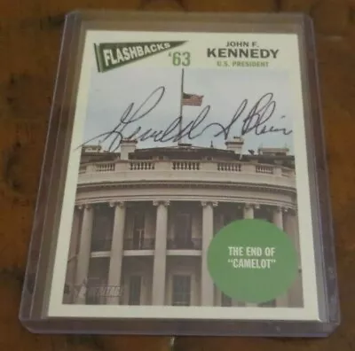 Gerald Blaine Secret Service Kennedy Signed Autographed Card Zapruder JFK • $24.95