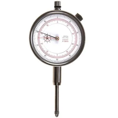 Dial Indicator DUAL Reading 0-1 /0-25mm Metric / Inch / Standard / Mm • $39.75