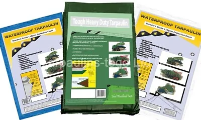 Tarpaulin Various Grades Ground Sheet Camping Cover Log Store Wood Tarps • £259.08