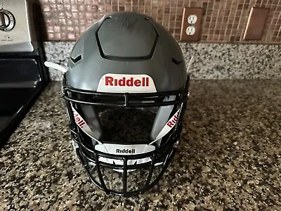 Riddell Speed FLEX Football Helmet Gray W Black Facemask Youth XL X Large 2023 • $349