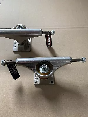 New Independent 129 Stage XI Standard Skateboard Trucks Polished Silver 7.6 • $45