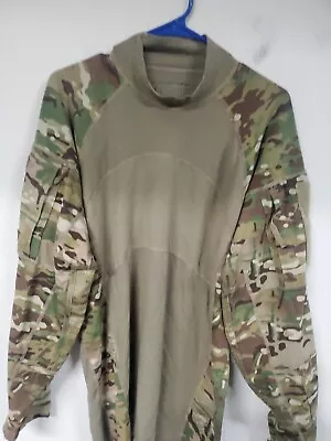 X Large Massif Army Combat Shirt  Ocp Multicam OCP Flame Resistant Acs Crew Neck • $42