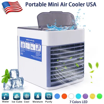 Portable Mini Air Conditioner 3 IN 1 Evaporative Cooler Fan Humidifier Purifier • $26.58