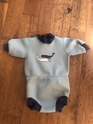 SPLASH ABOUT 2 IN 1 WETSUIT HAPPY NAPPY - BABY BOYS MEDIUM Age 3-6 MONTHS • £3.99