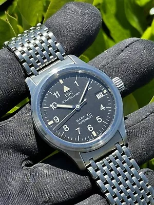 1998 IWC Pilots Mark XII 3241 36mm Automatic W/ Card & Booklets - No Box • $5000