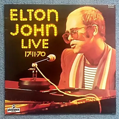 £10.88 • Buy Elton John 12 Inch Vinyl Album. Live 17-11-70.  1971 Excellent Condition