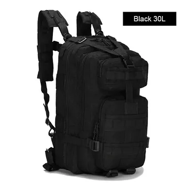 Outdoor Military Molle 30L Tactical Backpack Rucksack Camping Hiking Travel Bag • $17.99