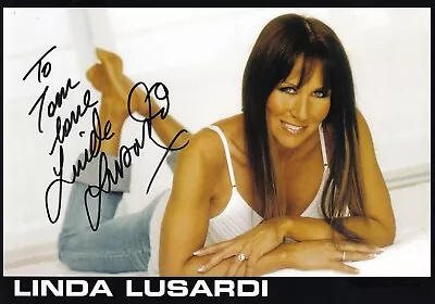 Linda Lusardi - British Model & Actress Signed Photo • £10