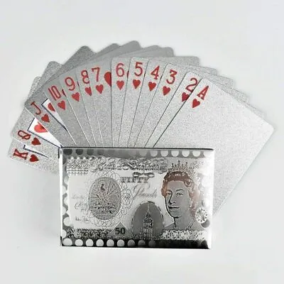 £3.95 • Buy Waterproof Plastic Playing Cards Deck Of PVC Poker Card Creative Party Game Gift